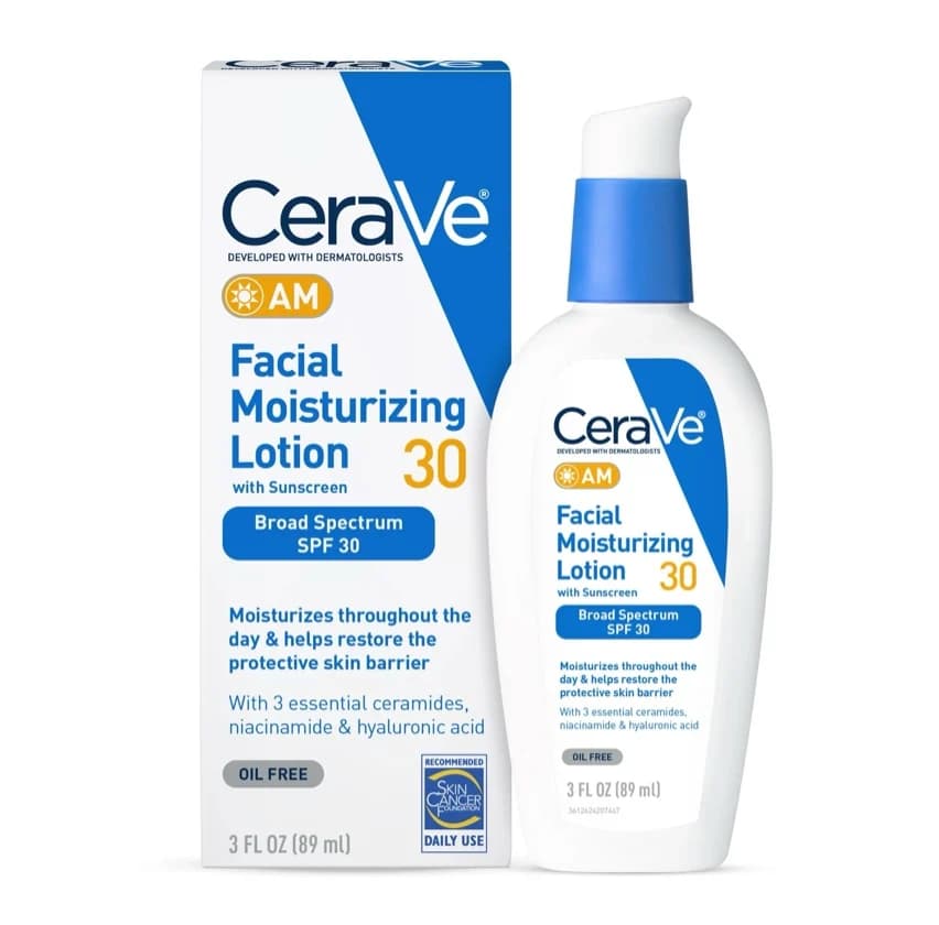 Cerave facial moisturizing lotion sunscreen 30