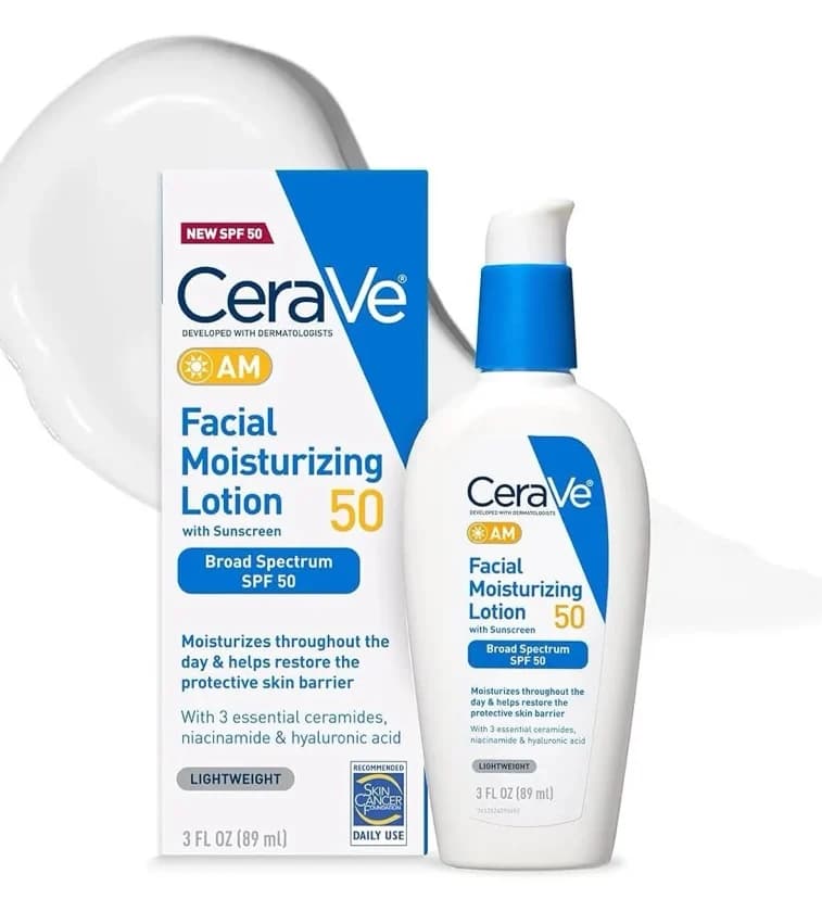 Cerave facial moisturizing lotion sunscreen 50