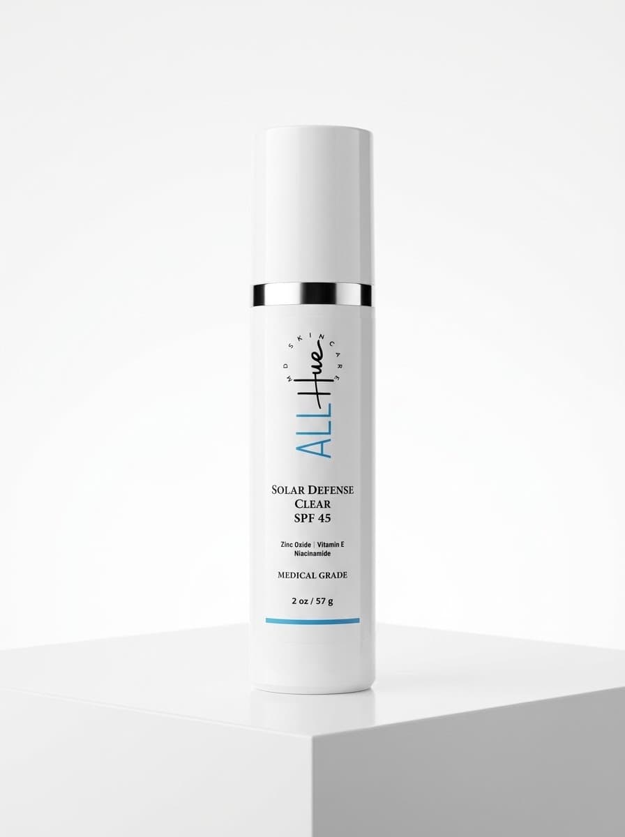 All hue skincare solar defense clear SPF 45
