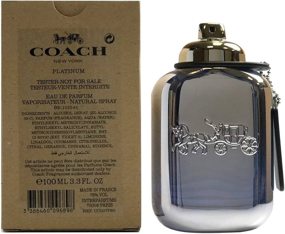 TESTER Coach New York platinum 100ML