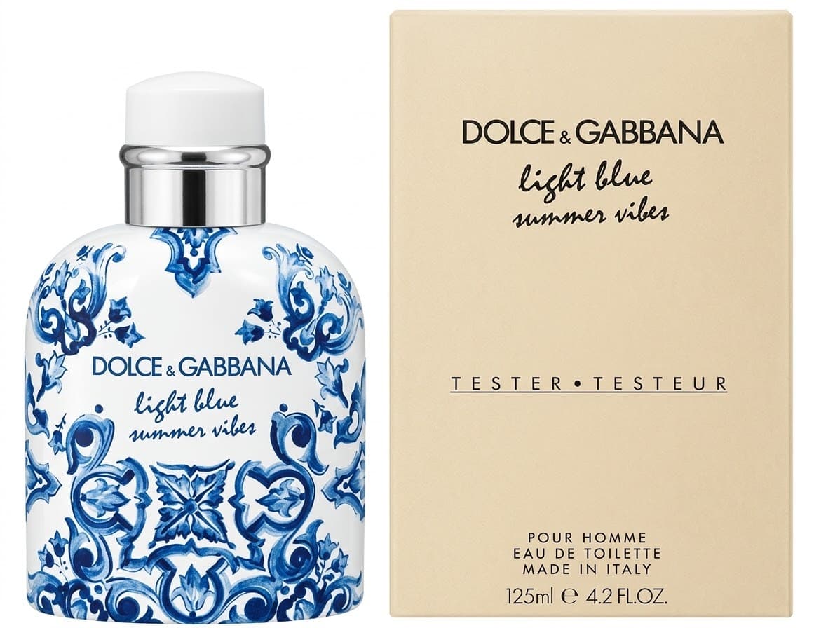 Tester Dolce Gabbana Light Blue Summer Vibes Men 125ML