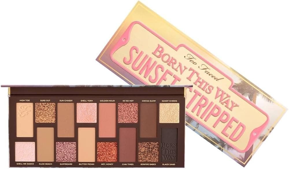 Too faced btw sunset stripped paleta de sombras
